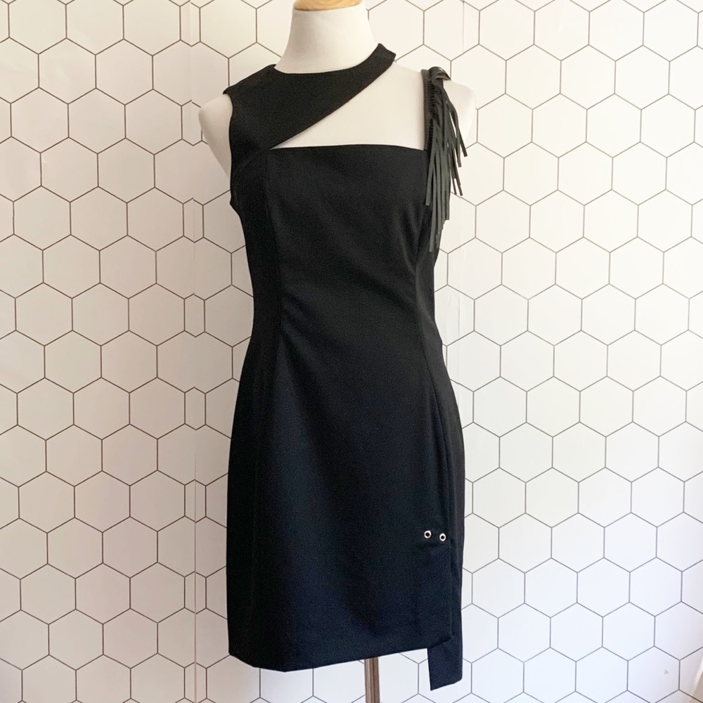 Versus Versace black cocktail dress